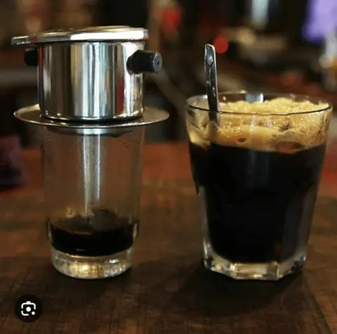 Hình ảnh Cafe đen pha phin (đá/nóng)