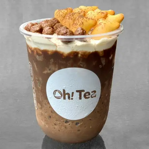 Hình ảnh Milo dầm kem cheese bánh gấu