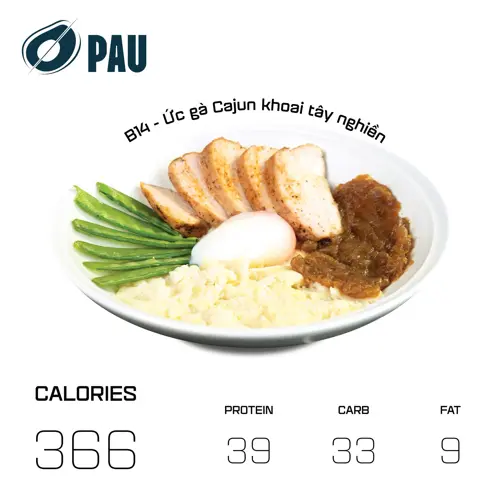 Hình ảnh B14 - Ức gà Cajun khoai tây nghiền