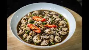 Hình ảnh Ốc hương xào tiêu xanh