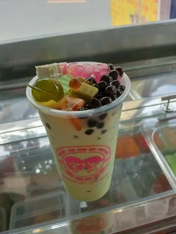 Hình ảnh Trà sữa matcha fulltoping size L