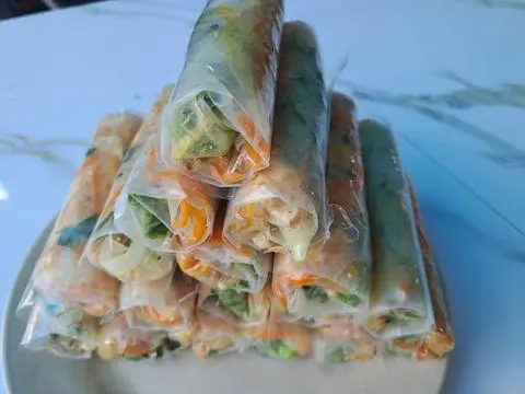 Hình ảnh 3 cuốn Bì cuốn chay