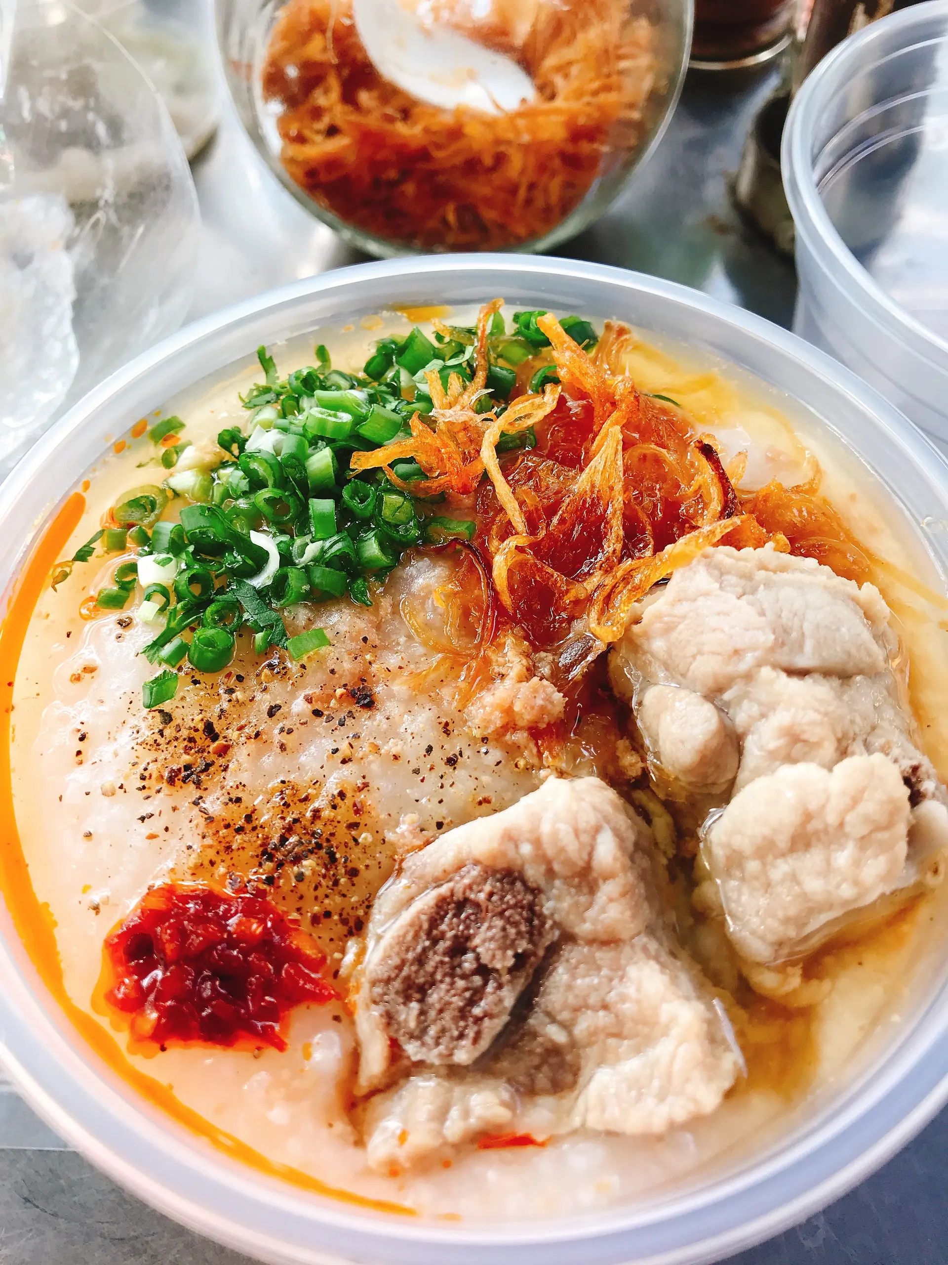 Hình ảnh Cháo Sườn - Thịt Bằm - Người Lớn