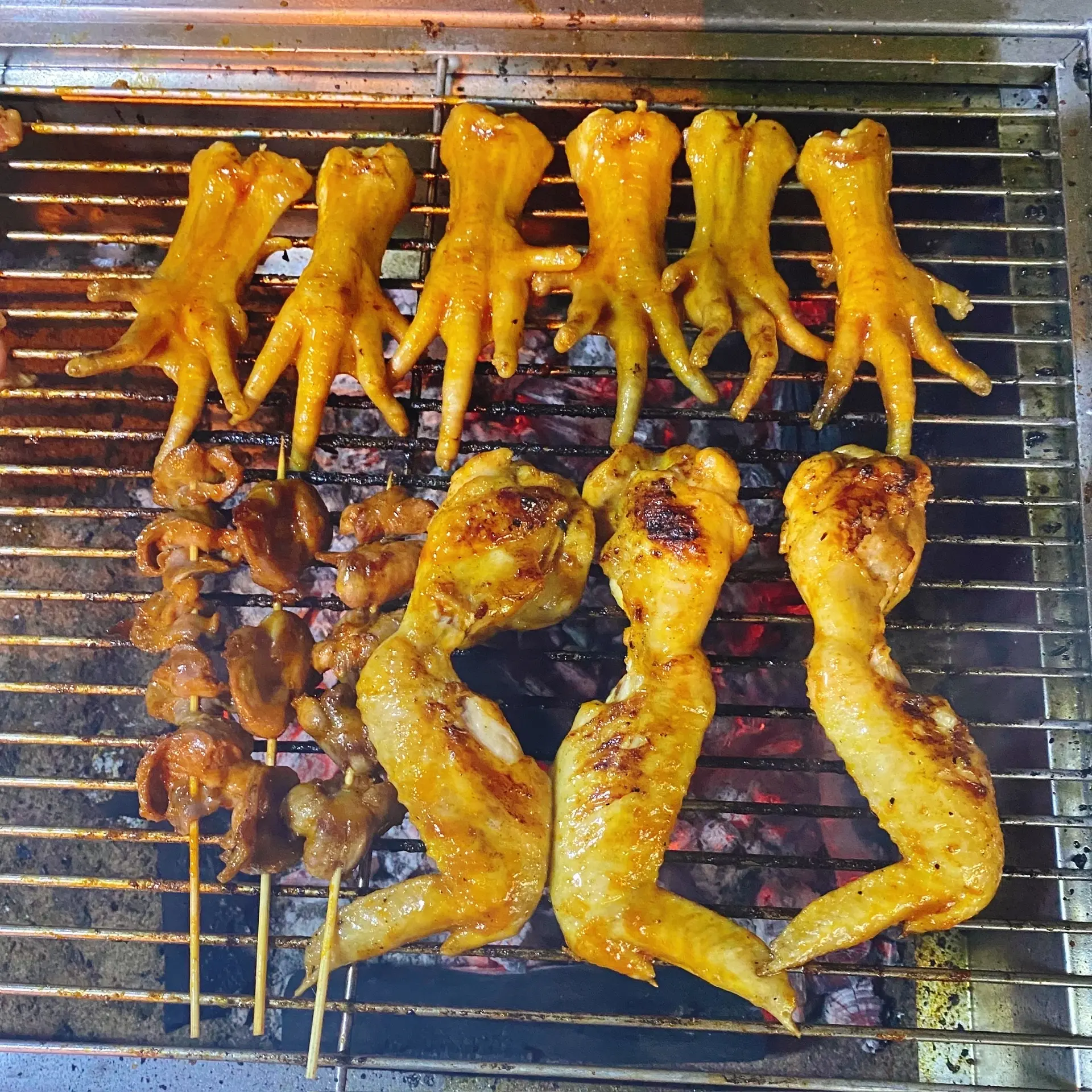 Hình ảnh Combo 2: 2 chân + 2 cánh + 2 mề + 2 đậu bắp