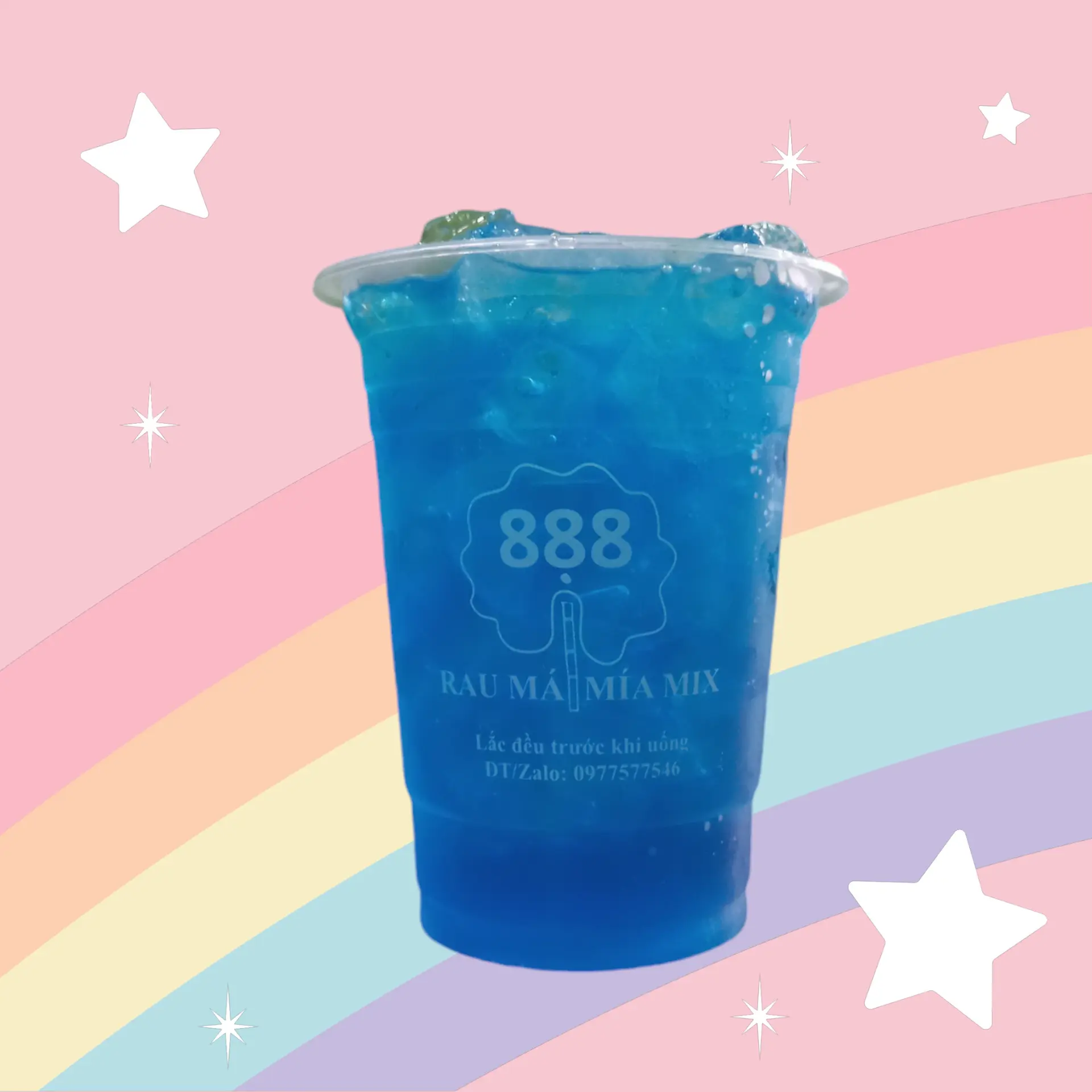Hình ảnh Soda Biển Xanh Việt Quất 
