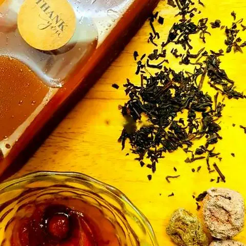 Hình ảnh Hồng trà tắc xí muội - Ly đá