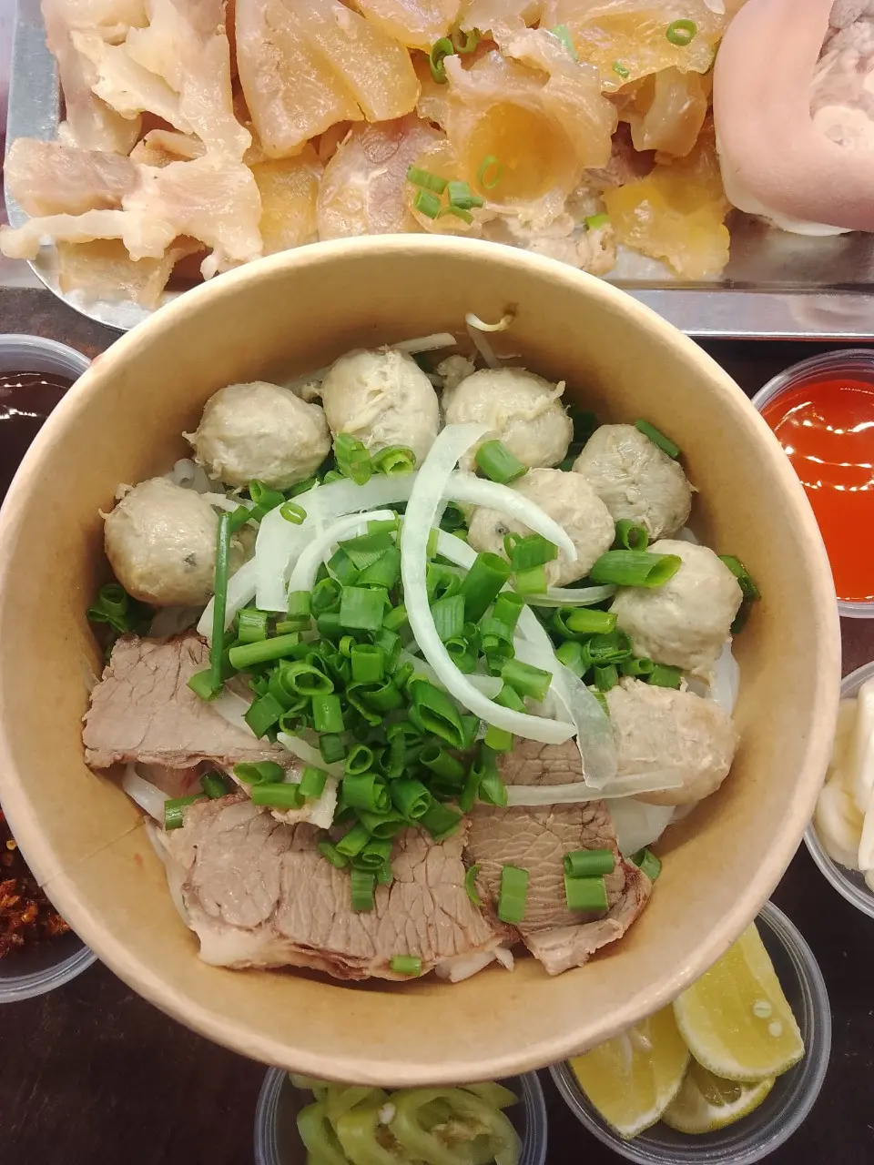 Hình ảnh phở Nạm viên. 