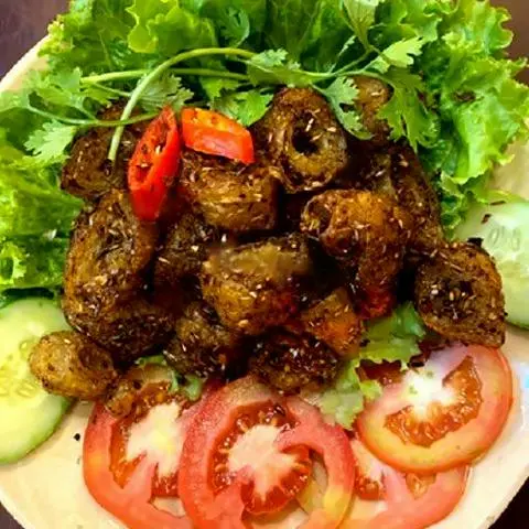 Hình ảnh Mì căn xào sả ớt chay