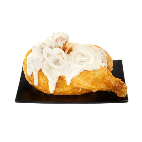 Hình ảnh Gà nửa con sốt creamy onion