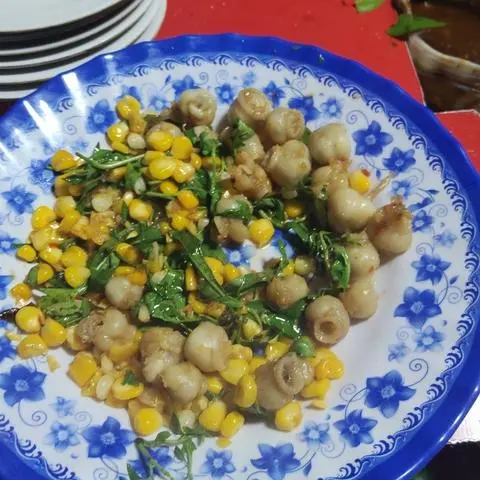 Hình ảnh răng mực xào mì 2goi 