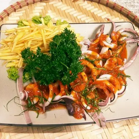 Hình ảnh Mực sốt Thái