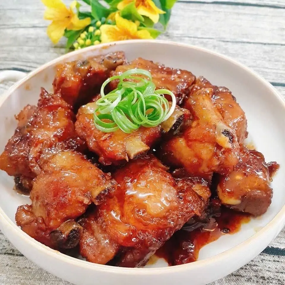 Hình ảnh Sườn già xào chua ngọt 