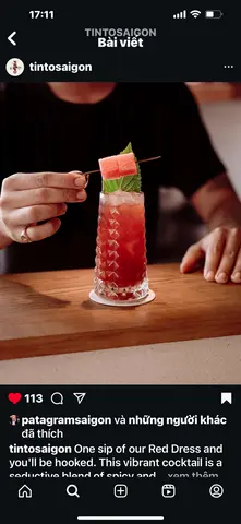 Hình ảnh Mocktail hấu đỏ