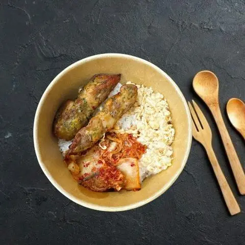 Hình ảnh Cơm Gà Xiên Nướng (2 Xiên)