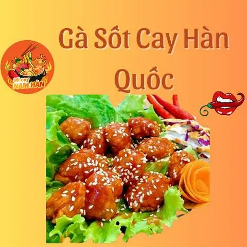 Hình ảnh Gà Sốt Cay Hàn Quốc