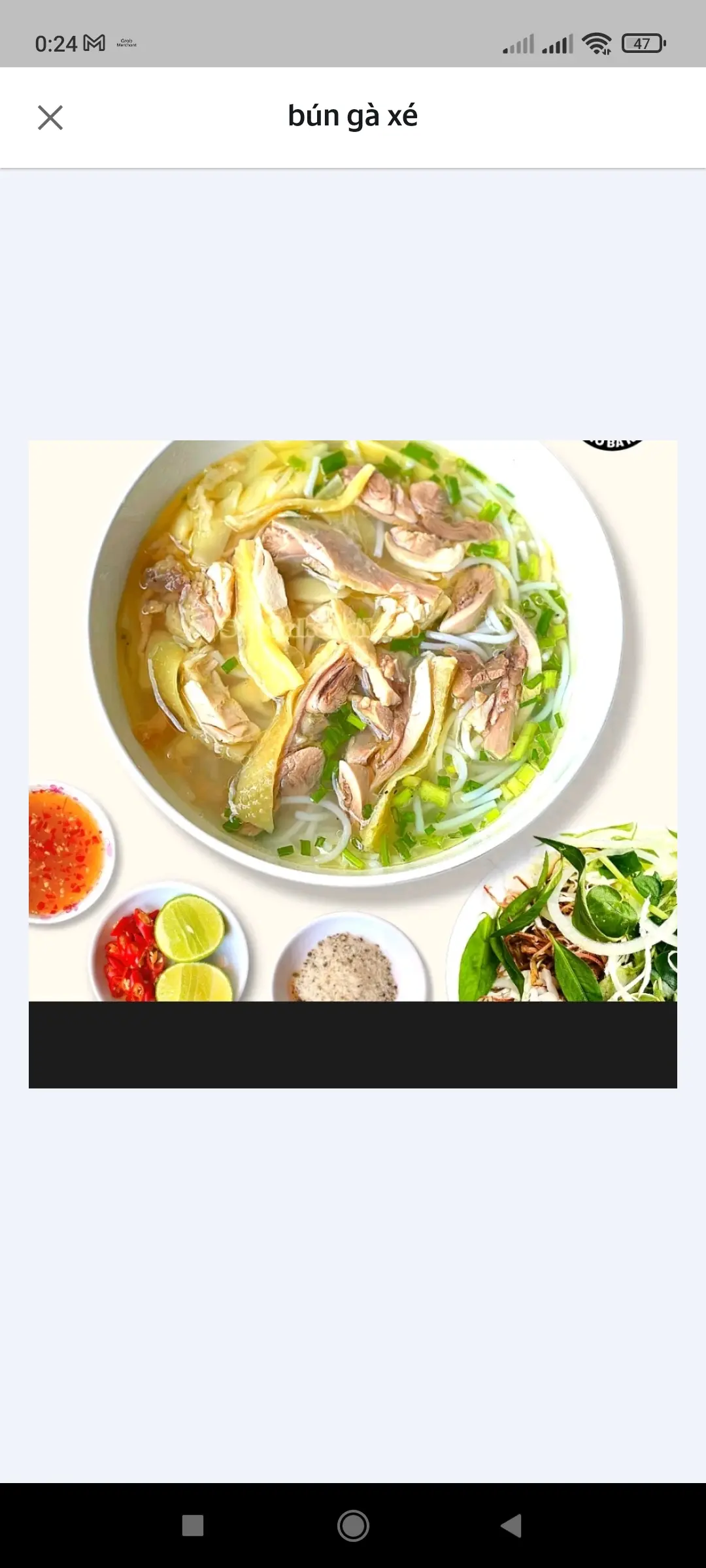Hình ảnh Bún gà xé