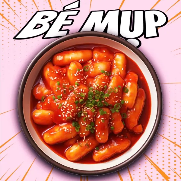 Hình ảnh Bánh gạo tokbokki truyền thống - 10 viên