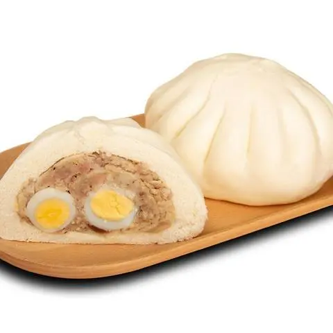 Hình ảnh Bánh bao thịt heo 2 trứng cút 