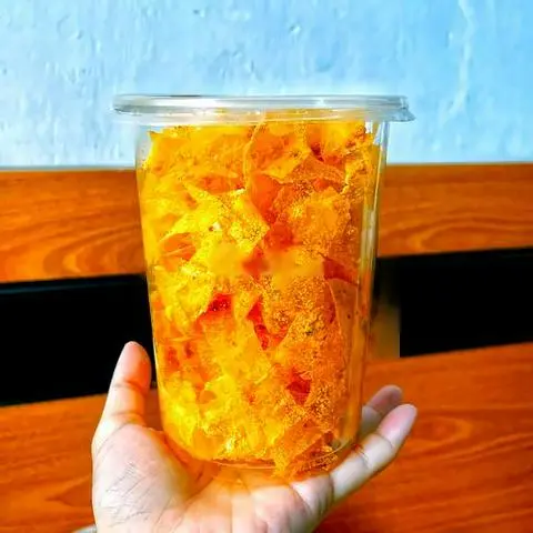 Hình ảnh Bánh tráng snack phomai tóp mỡ - chay