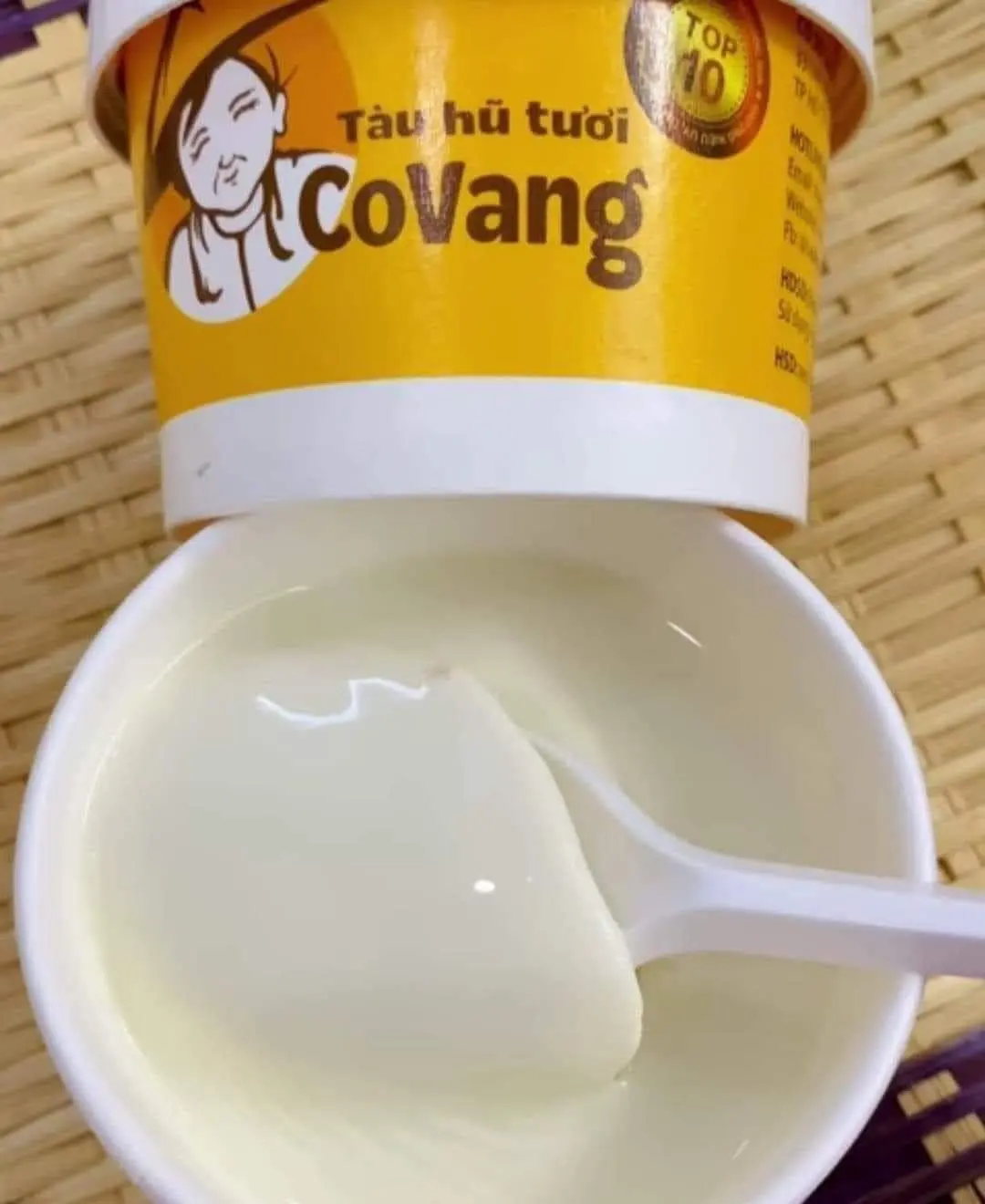 Hình ảnh Tàu hủ tươi cô Vang 1 hộp 180ml