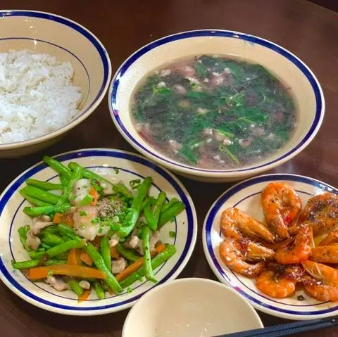 Hình ảnh Đậu tây xào thịt heo