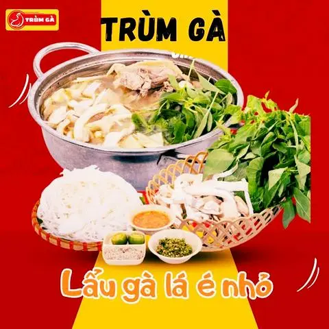 Hình ảnh Lẩu gà lá é nhỏ
