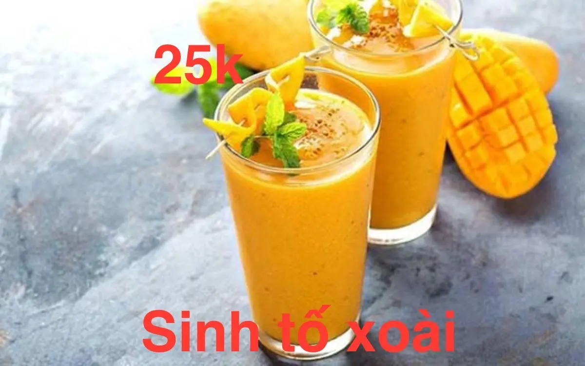 Hình ảnh Sinh tố xoài