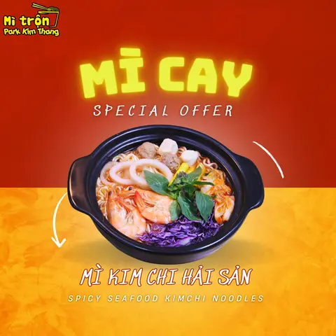 Hình ảnh Mì Cay Kim Chi - Hải Sản