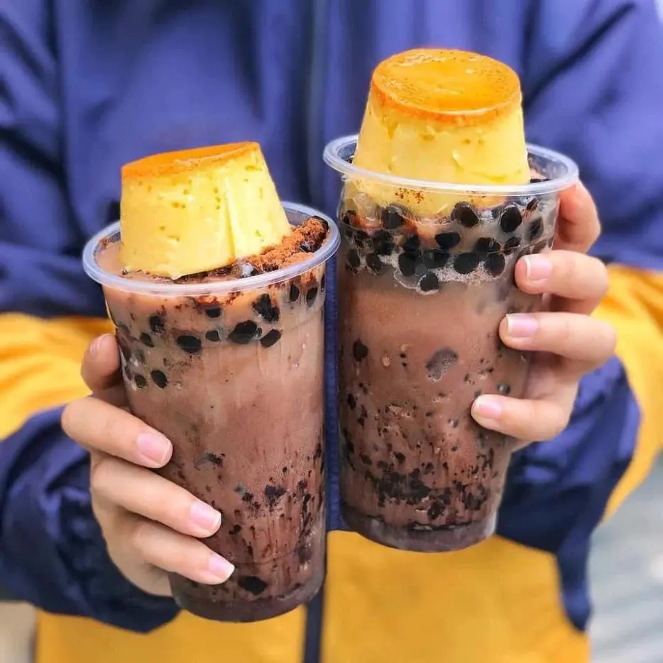 Hình ảnh Milo Dầm Trân Châu Flan