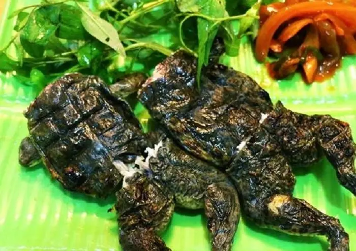 Hình ảnh ếch nướng mọi