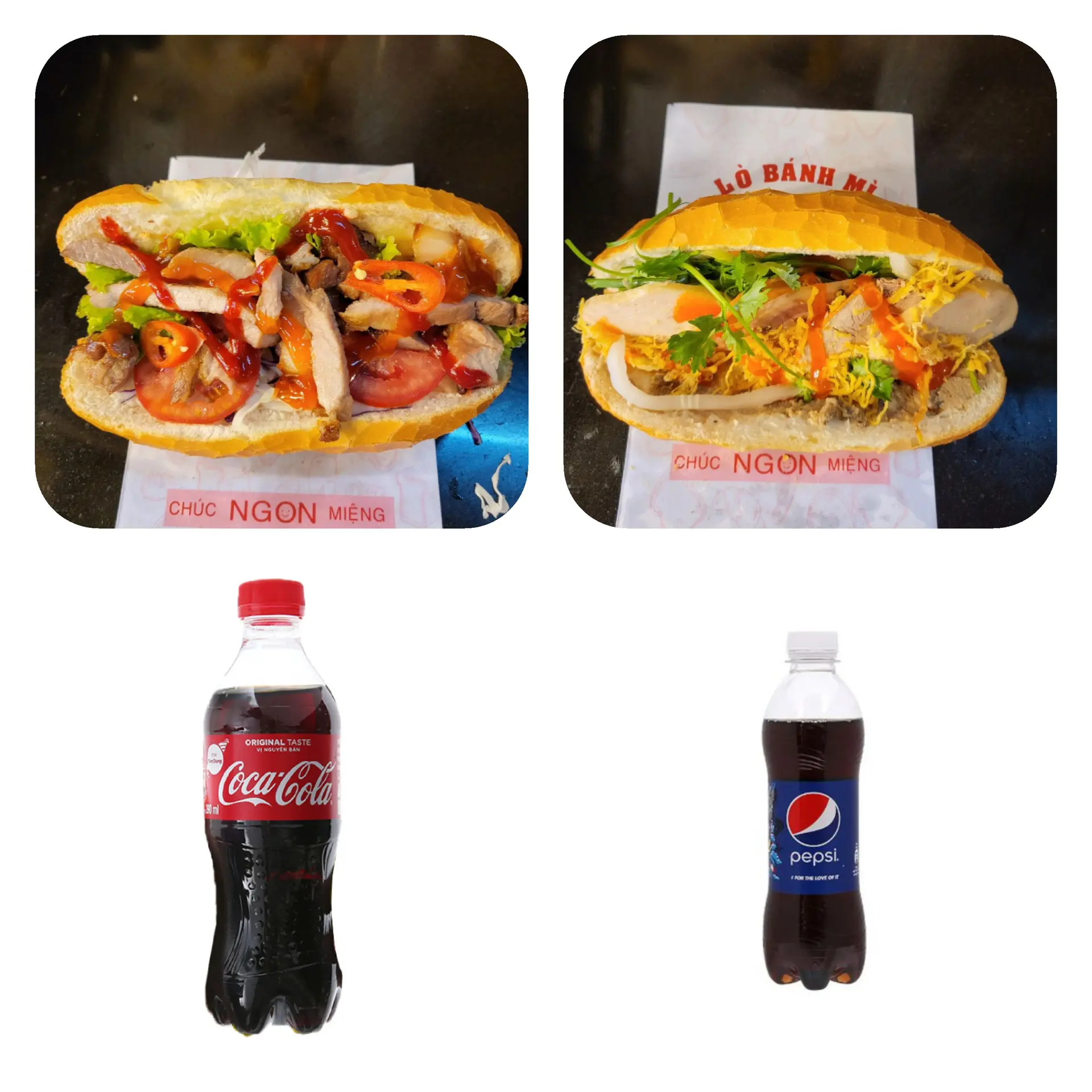Hình ảnh Combo Thịt nướng + Thịt chả + Coca + Pesi