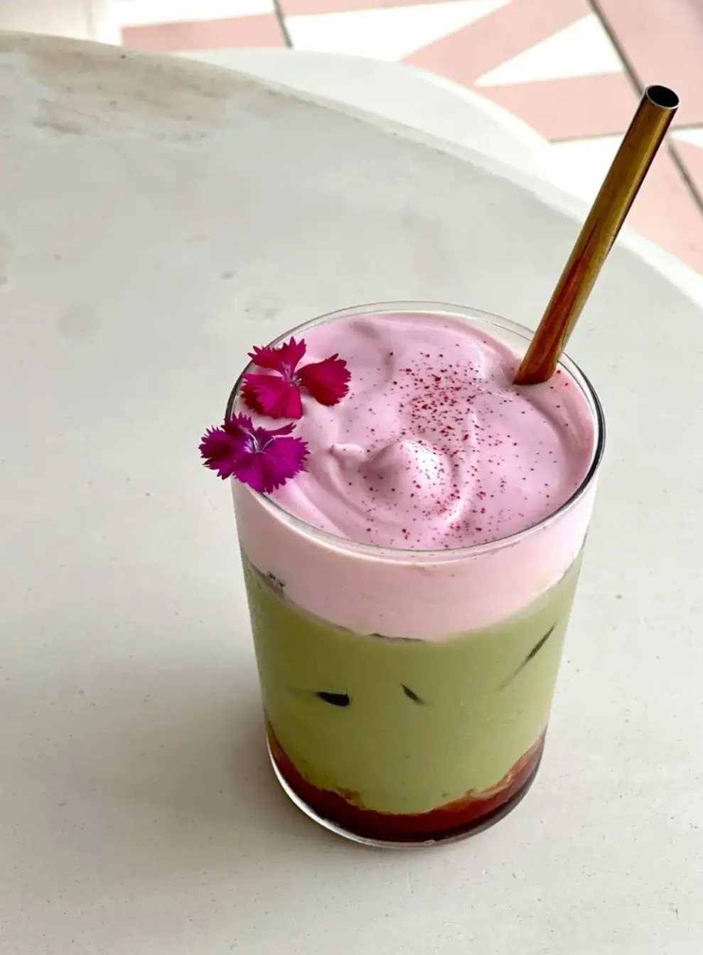 Hình ảnh Matcha mứt dâu Sakura 