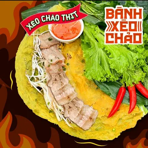 Hình ảnh Bánh xèo chảo thịt
