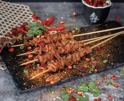 Hình ảnh A6Vú heo nướno 烤猪奶串