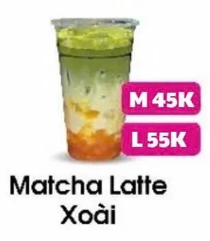 Hình ảnh Matcha Latte Xoài