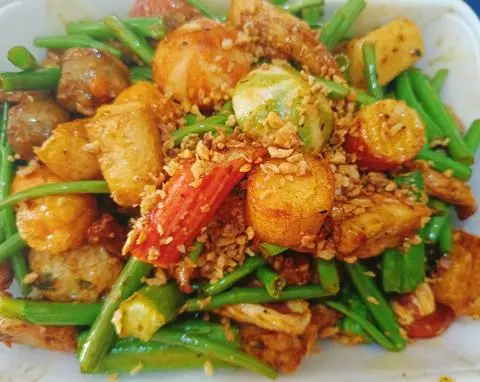 Hình ảnh ComBo Cá Viên Chiên Nước Mắm 125k