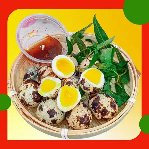 Hình ảnh Cút lòng đào (10 trứng)