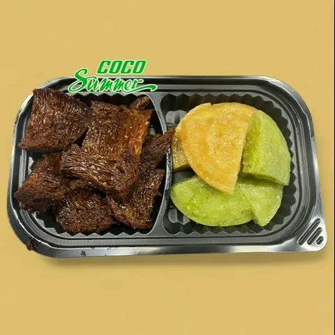 Hình ảnh Bánh bò thốt nốt nướng + bò hấp 2 vị - 300g