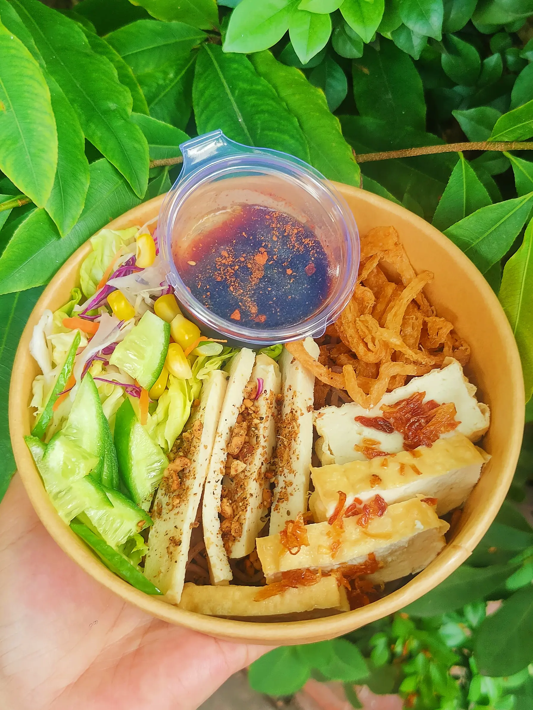 Hình ảnh Bún lứt trộn chay