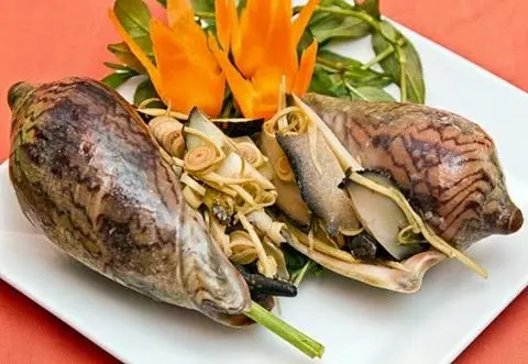 Hình ảnh ốc giác nướng muối ớt