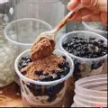 Hình ảnh Milo dầm trân châu đường đen 