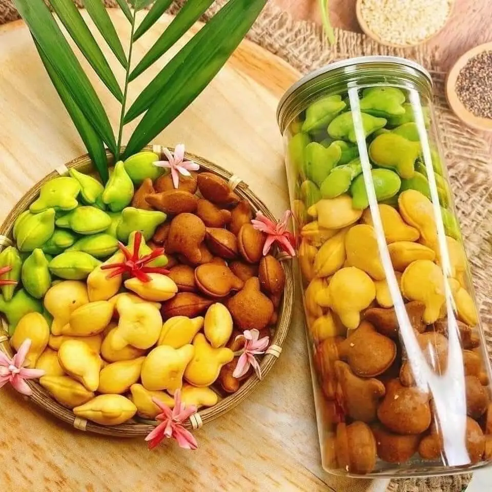 Hình ảnh 1 Hủ Bánh Gấu Nhân Kem Mix Vị - hủ 400g