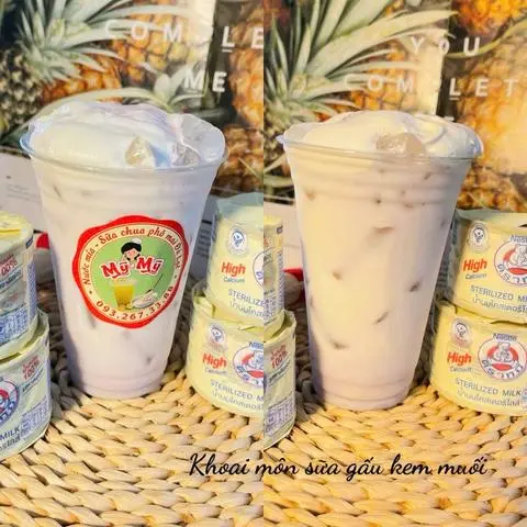 Hình ảnh Khoai môn sữa gấu kem muối