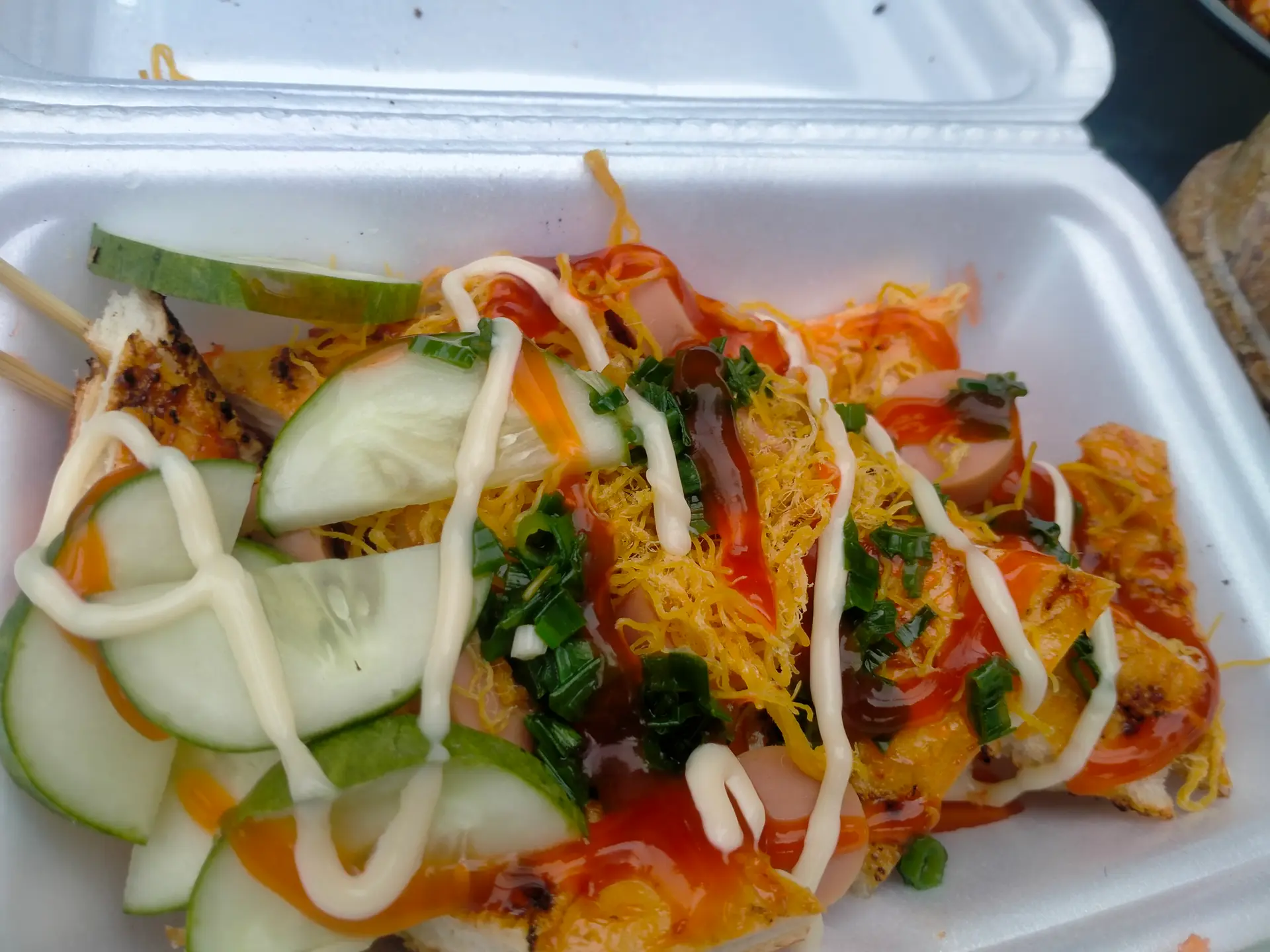 Hình ảnh bánh mì nướng muối ớt 
