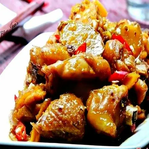 Hình ảnh Cơm thịt vịt kho gừng