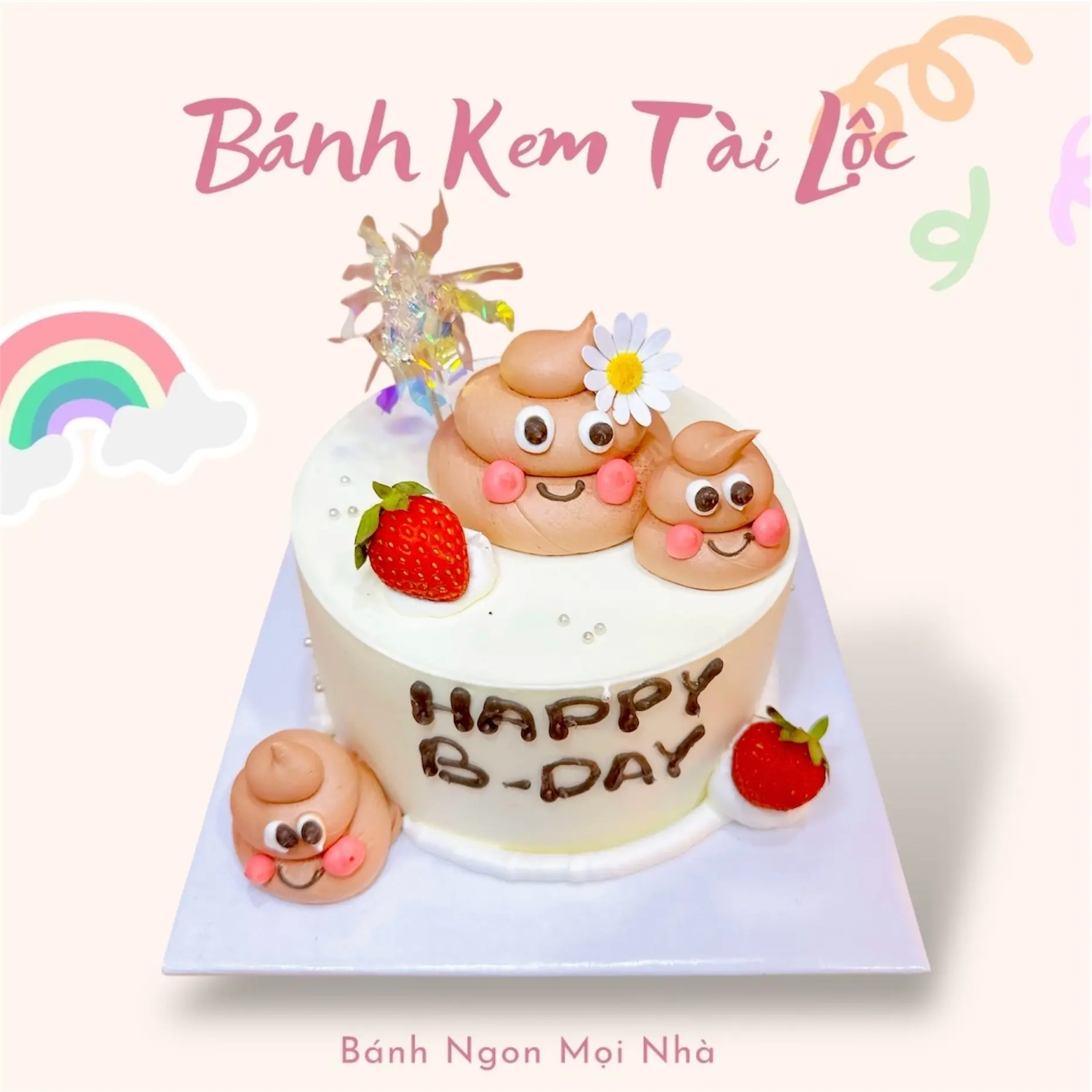 Hình ảnh BÁNH KEM BÉ SHIT CUTE