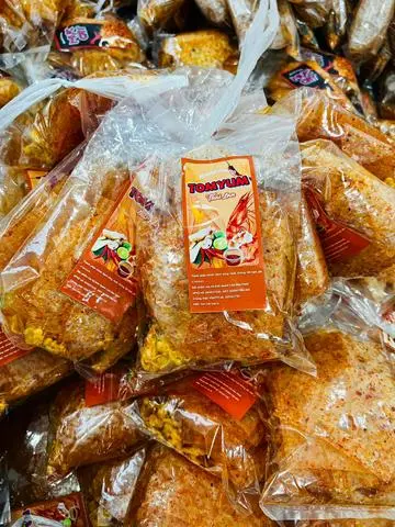 Hình ảnh bánh tráng tôm yum
