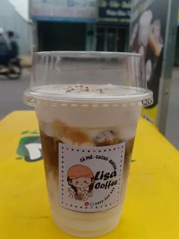 Hình ảnh Cà phê latte kem muối