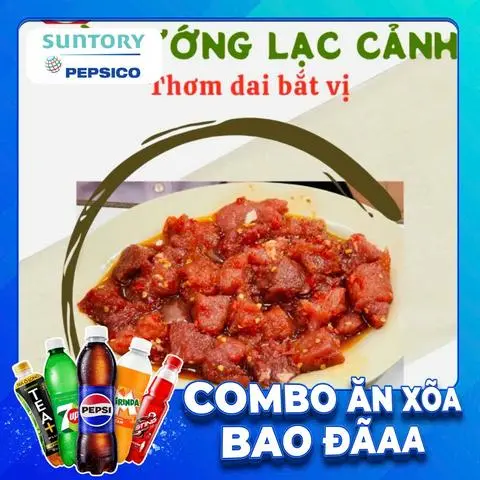 Hình ảnh Combo Bò Nướng Lạc Cảnh+ Nước ngọt SPVB 