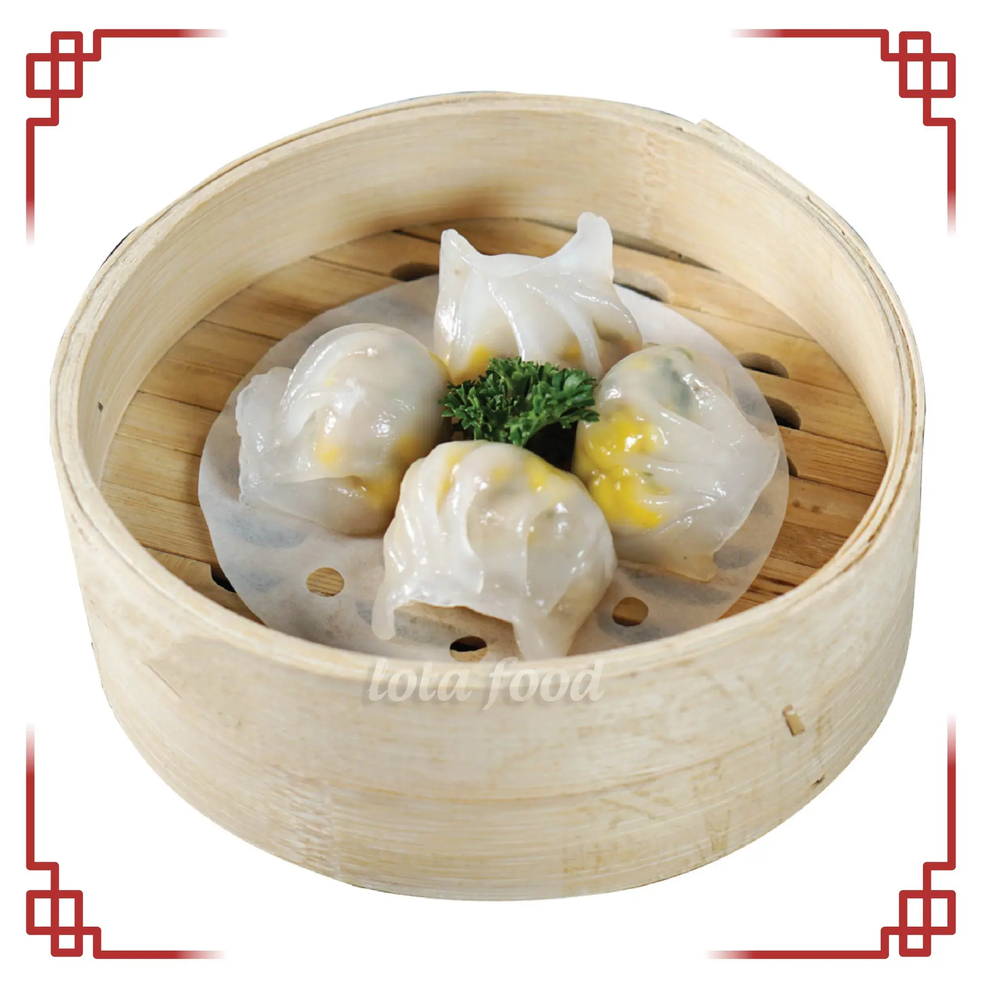 Hình ảnh Há cảo thịt bắp Mỹ - 04 viên - Meat - corn haukau - 04 pcs